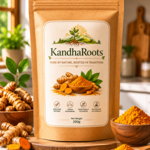 Organic Pahadi Kandhamal Haldi Powder